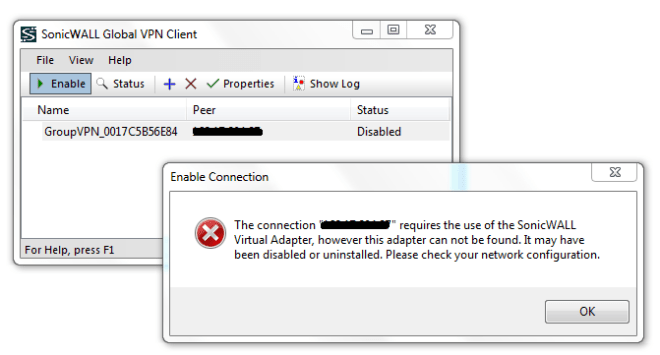 SonicWALL_Virtual_Adapter_Error