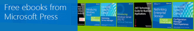 Free ebooks from Microsoft Press
