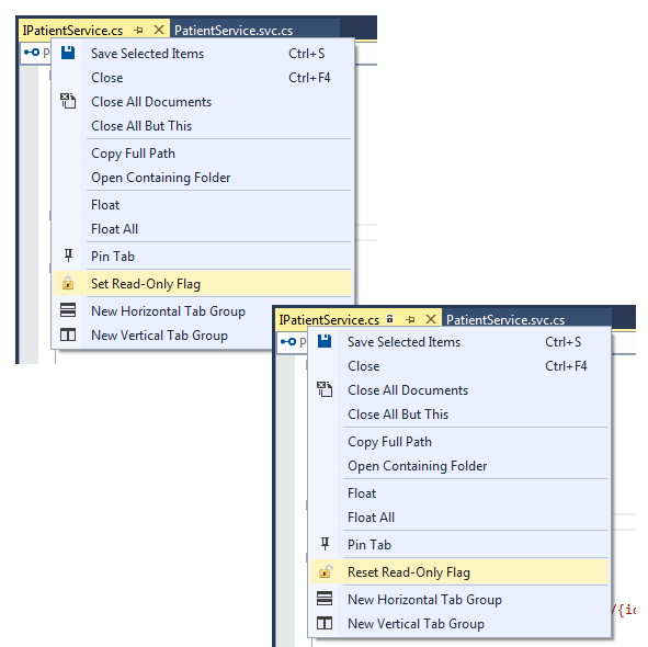 Toggle read-only flag from Visual Studio IDE